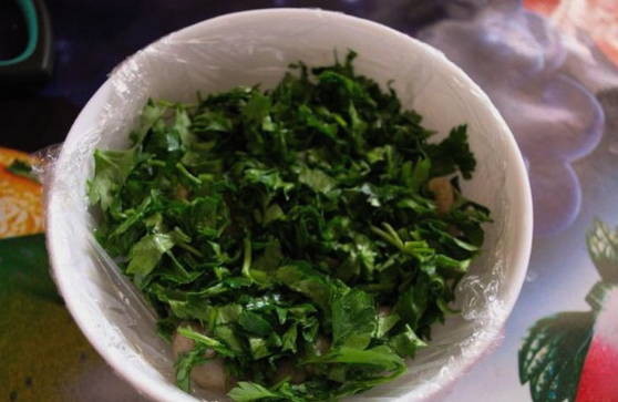 Салат «Лесная поляна» с корейской морковью