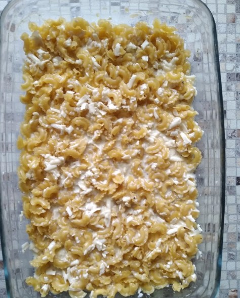 Макароны с куриными ножками в духовке