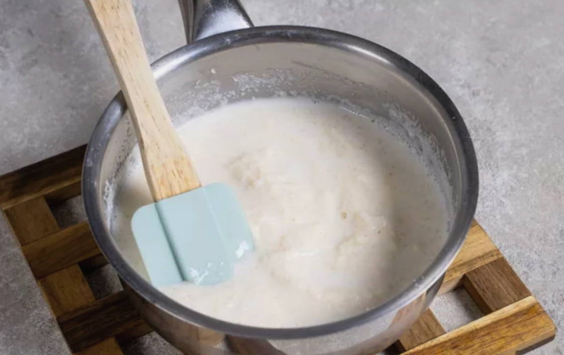 Манная каша на миндальном молоке