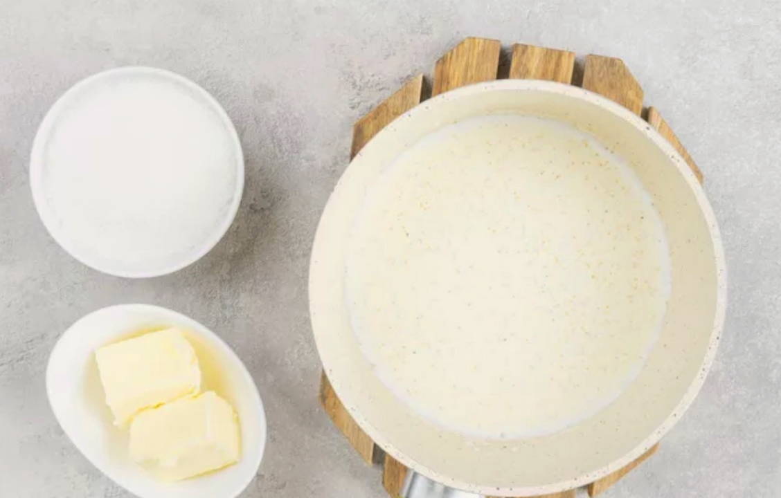 Манная каша на молоке на 1 порцию