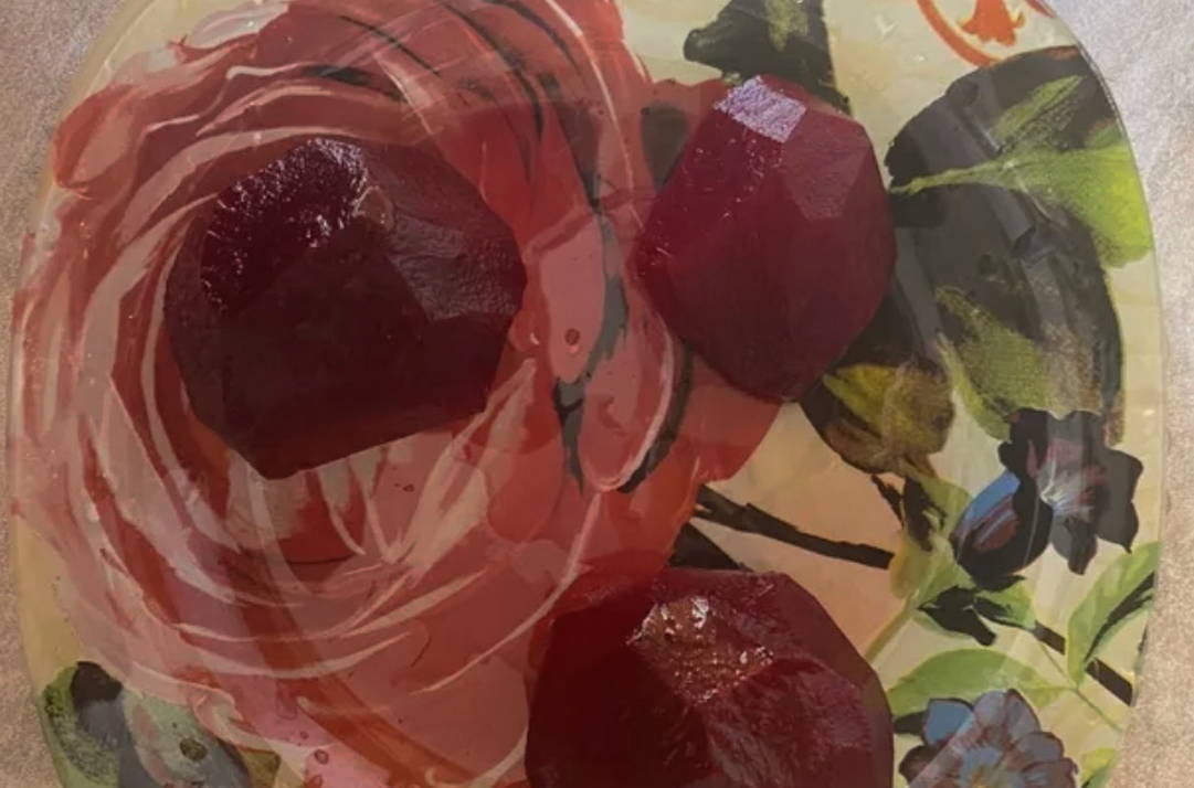 Борщ с вареной свеклой и свежей капустой