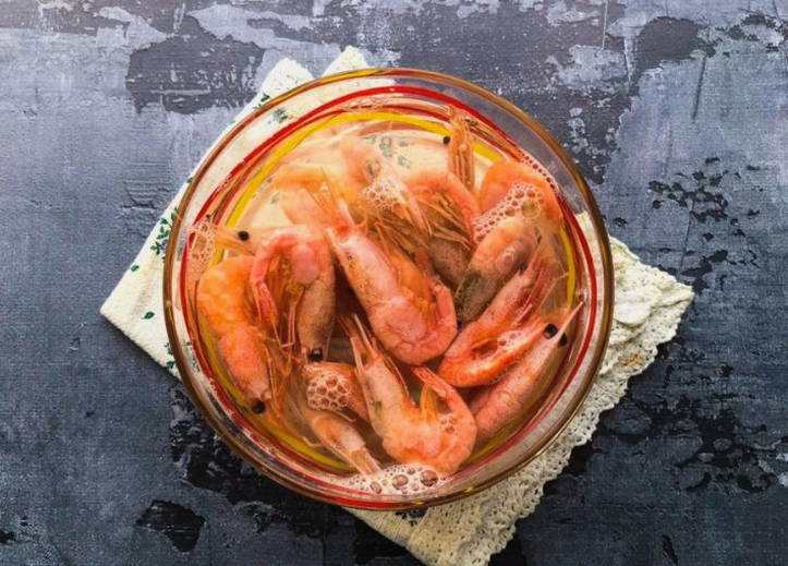 Салат «Красное море» с креветками