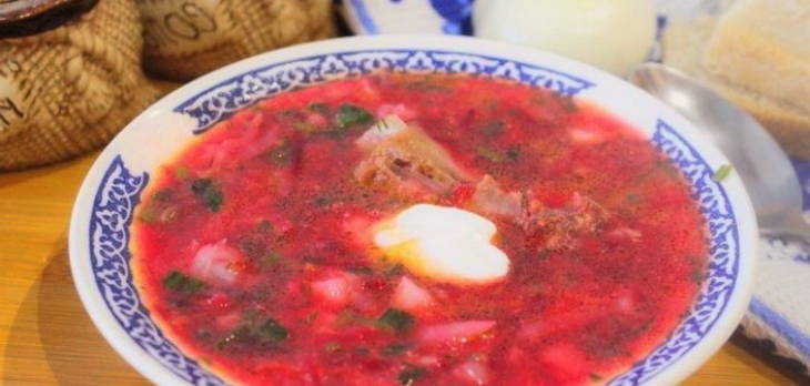 Борщ с бараниной