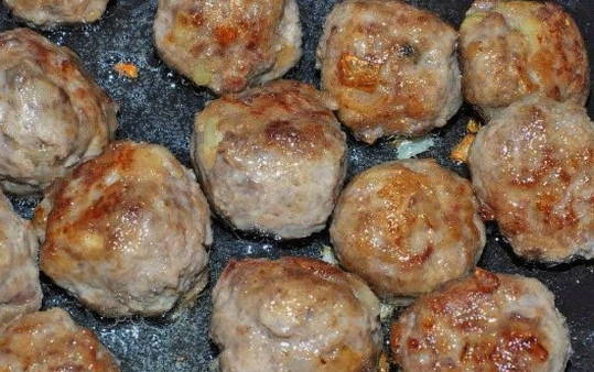Фрикадельки из говяжьего фарша