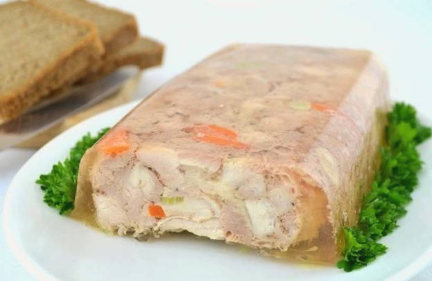 Куриный рулет с желатином