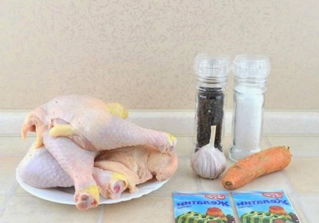 Куриный рулет с желатином