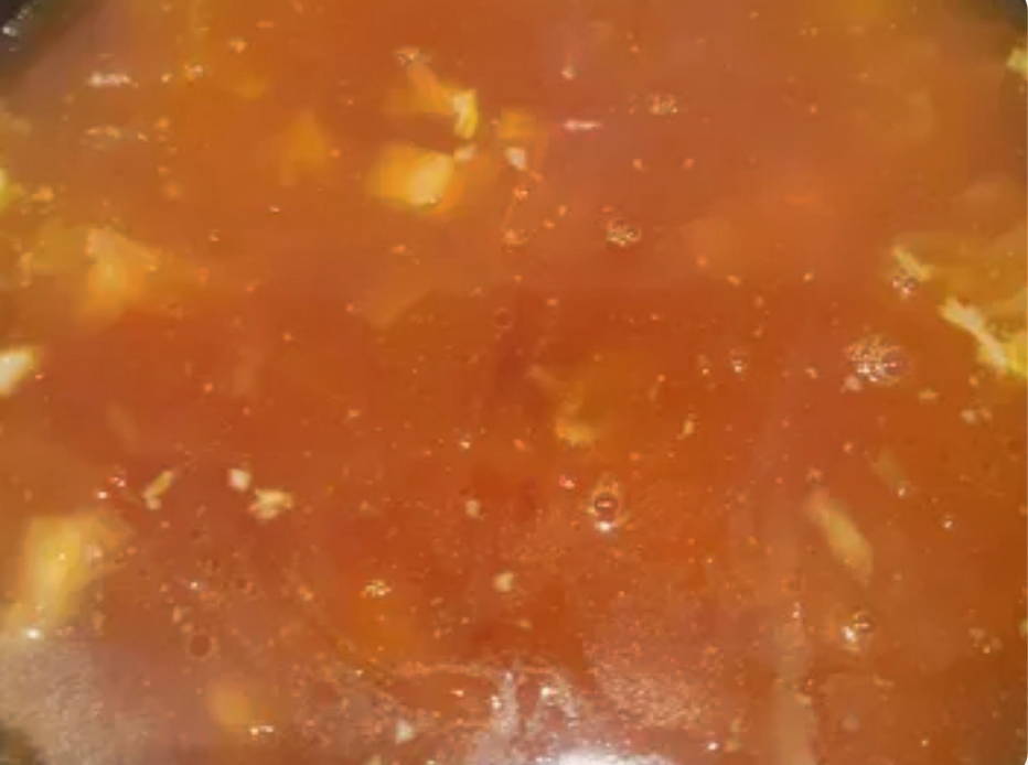 Борщ с квашеной капустой и свининой