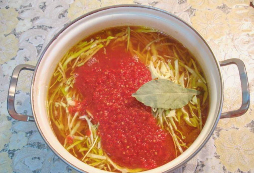 Борщ с копчёной курицей