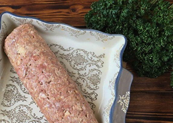 Мясной рулет из свиного фарша в духовке