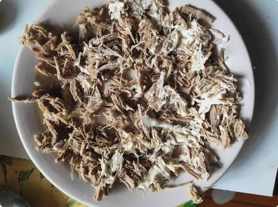 Салат «Мужские грезы» с говядиной и картошкой