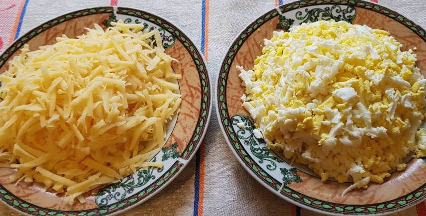Салат с апельсином, курицей и корейской морковью