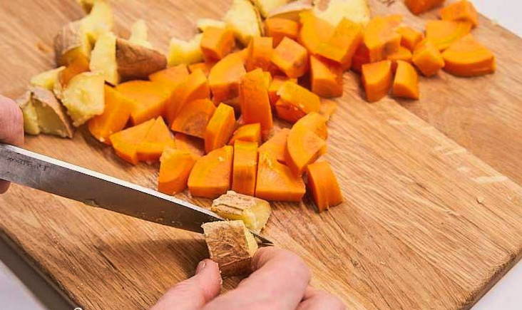 Салат с ветчиной и картофелем