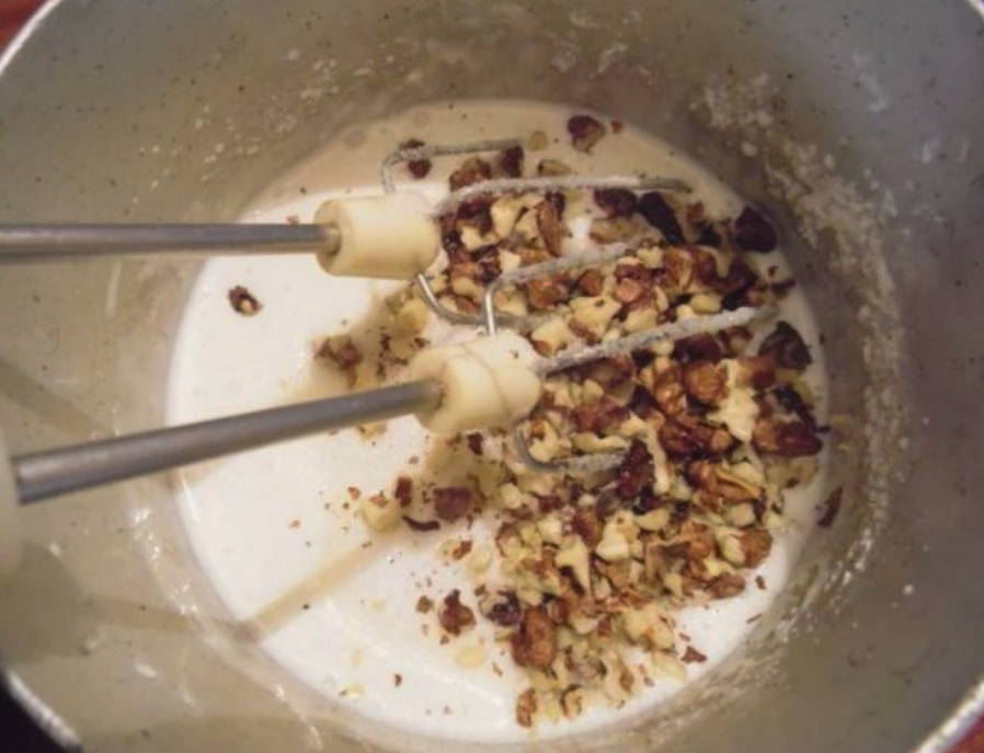 Торт «Белочка» с орехами