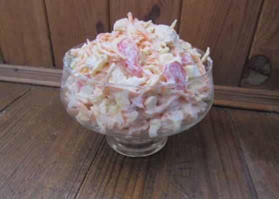Салат с вареной курицей и морковью по-корейски