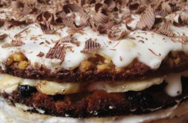Торт «Королевский» с маком и орехами