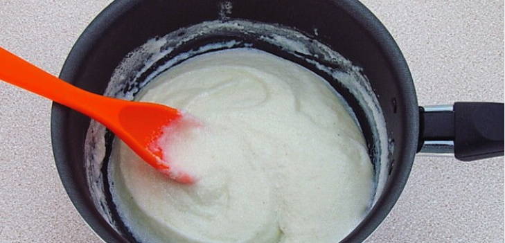Торт с кремом из манки
