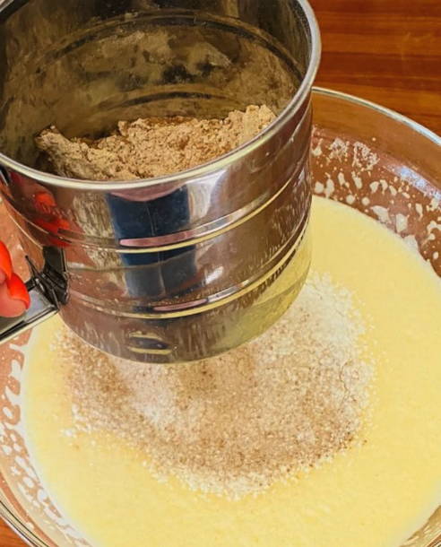 Шоколадный торт с заварным кремом