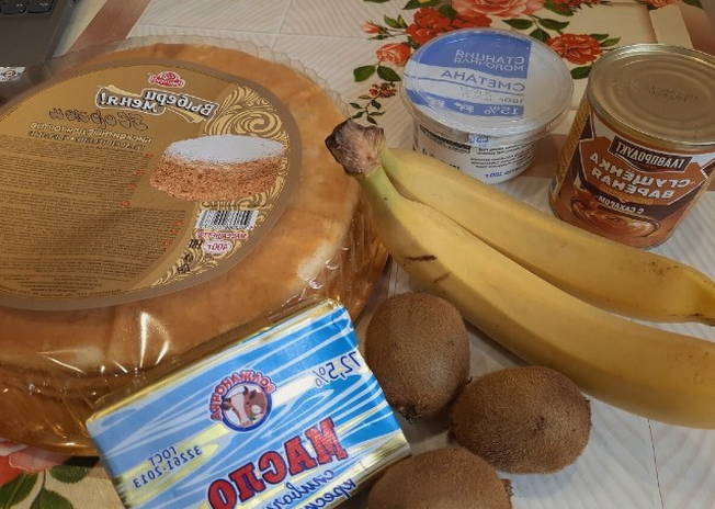 Торт с кремом из вареной сгущенки и масла