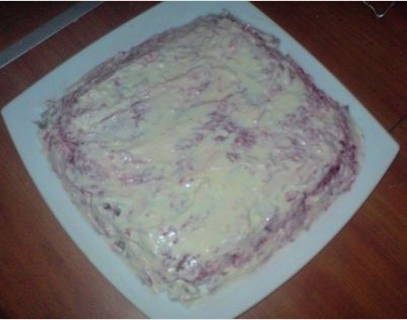 Салат «Монгольский» с говядиной