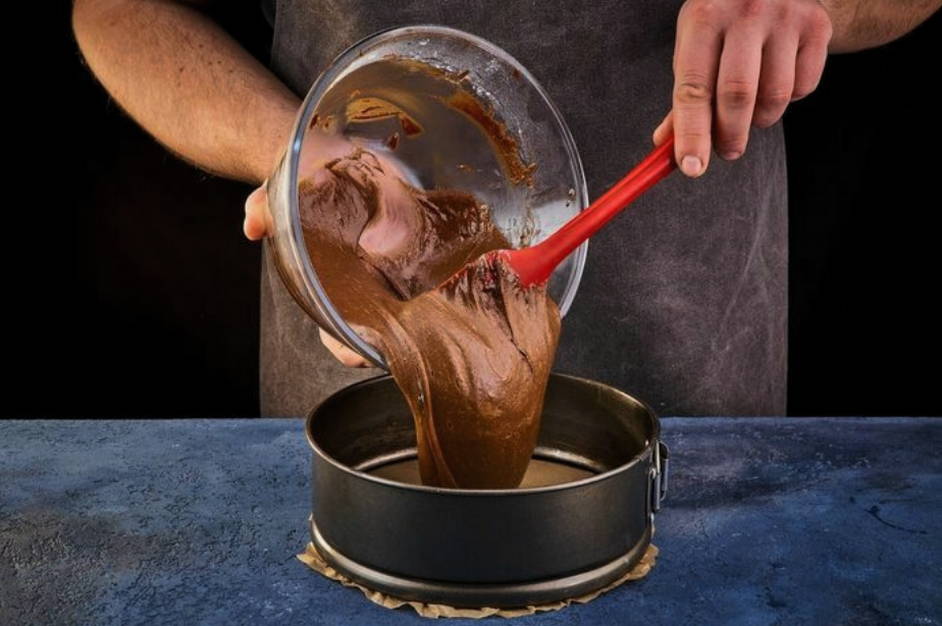 Торт с вишней и творожным кремом