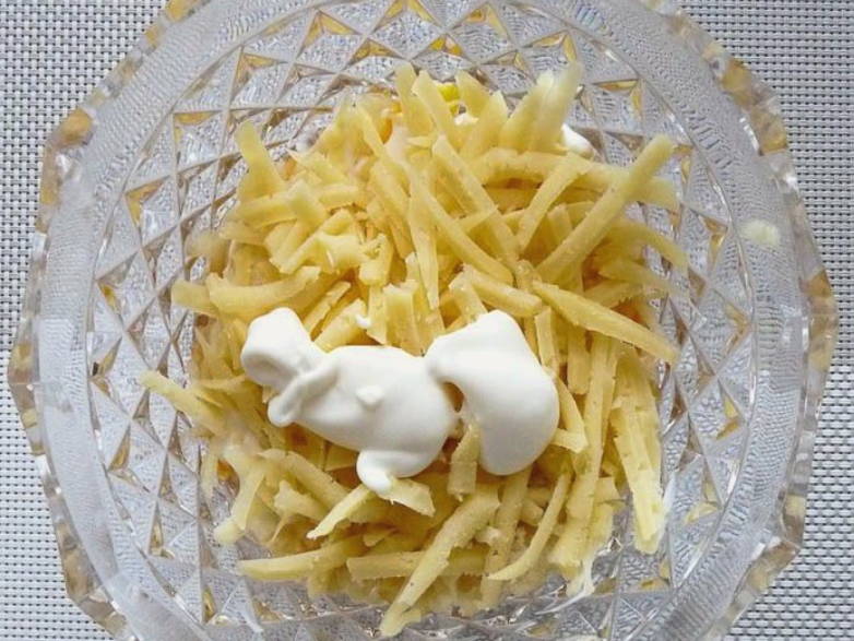 Салат с вареной морковью и яйцом Салат с вареной морковью и яйцом