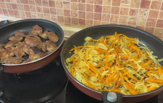 Салат «Пассажирский» с куриной печенью