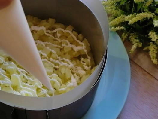 Салат «Облако» с курицей