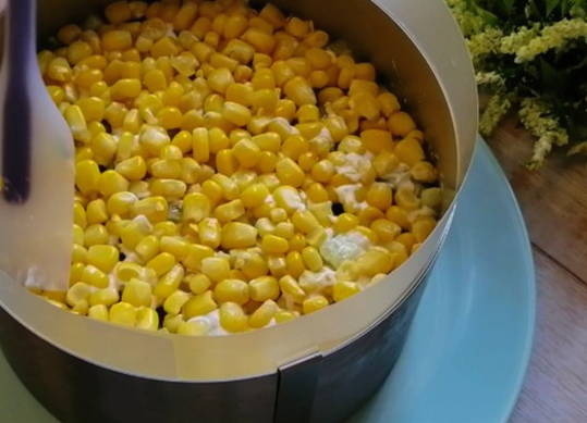 Салат «Облако» с курицей