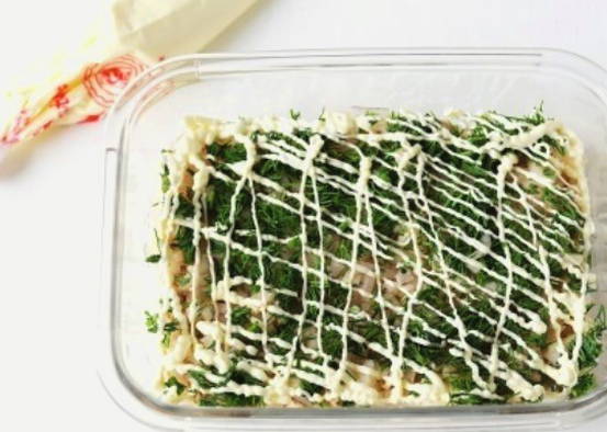 Салат «Прага» с курицей