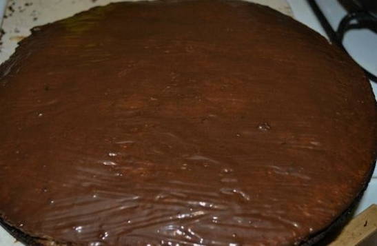 Шоколадный торт с апельсином