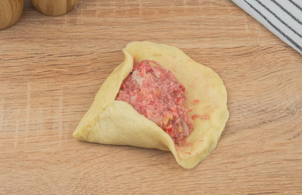 Классический эчпочмак по-татарски с мясом и картошкой в духовке