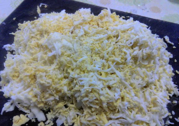 Салат с картошкой фри мелкой соломкой