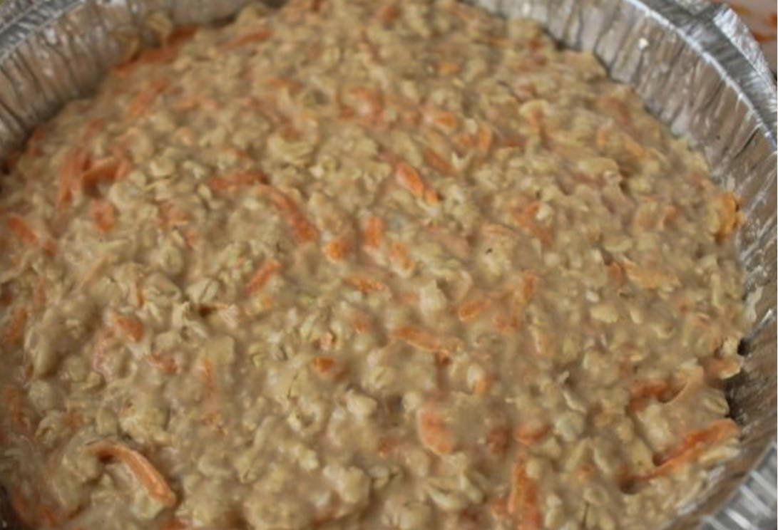 Морковная запеканка из сырой моркови в духовке