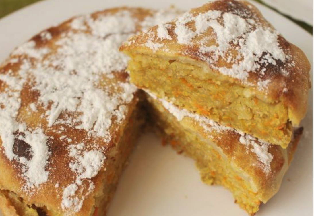 Морковная запеканка из сырой моркови в духовке