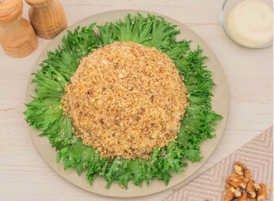 Салат «Черепашка» с курицей