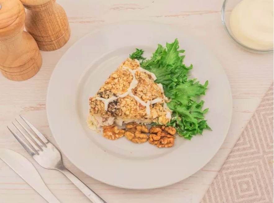 Салат «Черепашка» с курицей