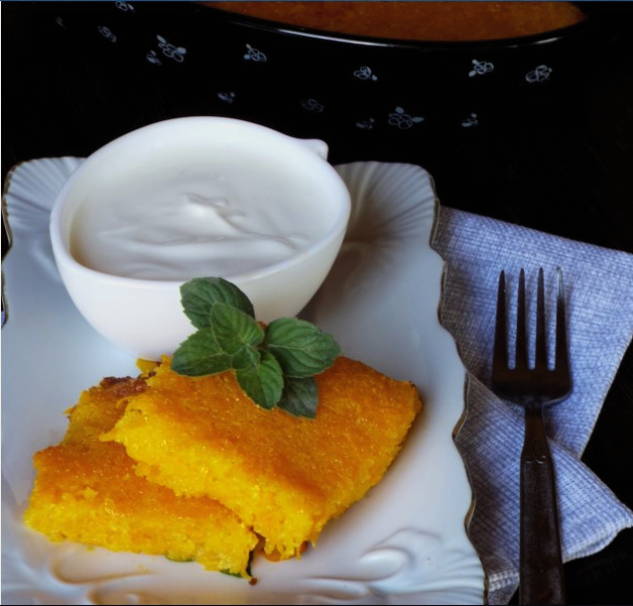 Морковная запеканка с манкой в духовке