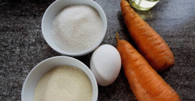 Морковная запеканка с манкой в духовке