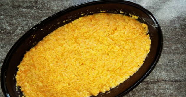Морковная запеканка с манкой в духовке