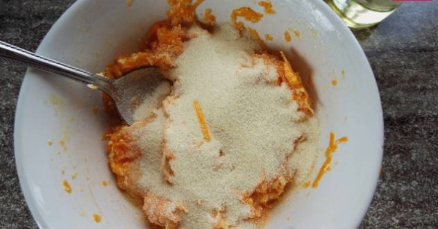 Морковная запеканка с манкой в духовке