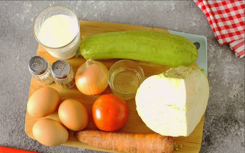 Диетическая овощная запеканка в духовке