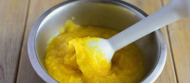 Запеканка «Зебра» из творога и тыквы