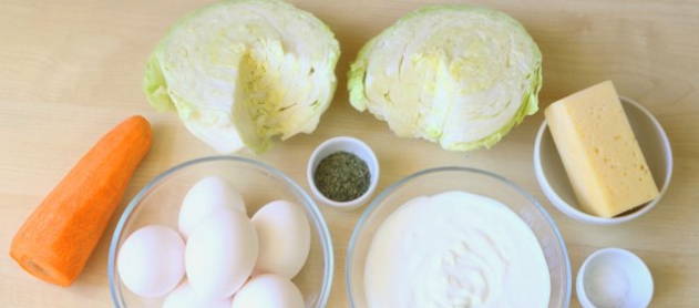 Капустная запеканка без мяса в духовке