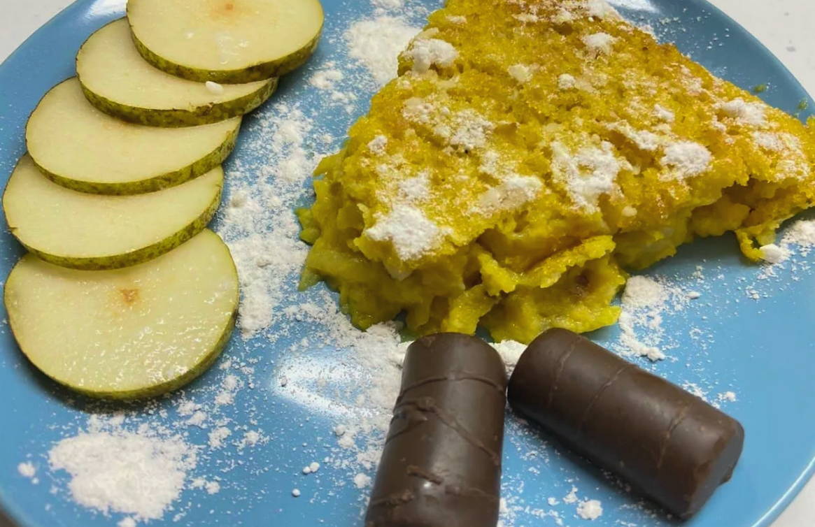 Запеканка из тыквы с яблоками